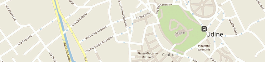 Mappa della impresa profumeria elisir srl a UDINE