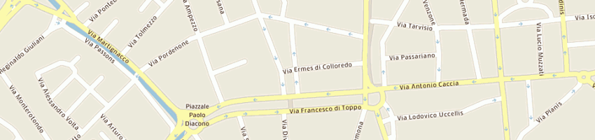Mappa della impresa cortese maurizio a UDINE