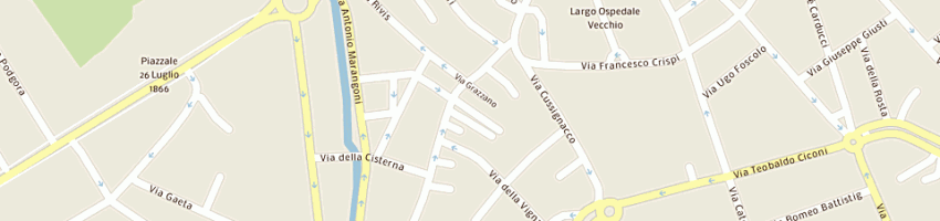 Mappa della impresa ponte gianni a UDINE