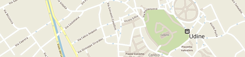 Mappa della impresa banca intesa spa a UDINE