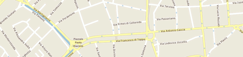 Mappa della impresa aurea revisione srl a UDINE