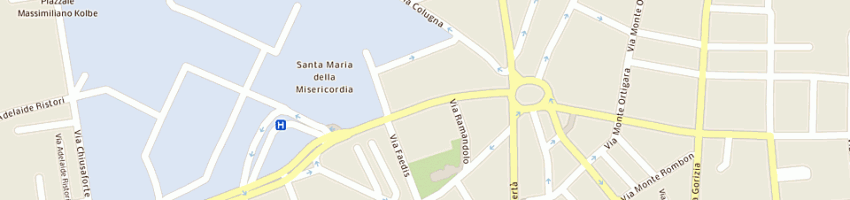 Mappa della impresa coop consumatori nordest scarl a UDINE
