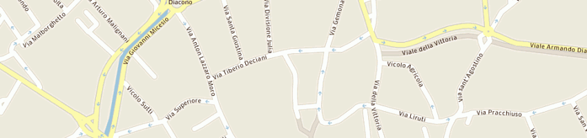 Mappa della impresa cieffe ortodonzia di contento federico a UDINE