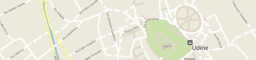 Mappa della impresa associazione nazionale venezia giulia e dalmazia a UDINE