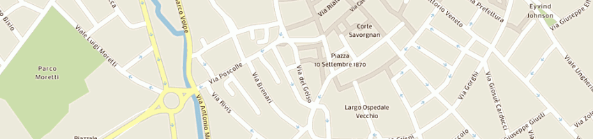 Mappa della impresa studio odontoiatrico dottore acerbi fabio a UDINE
