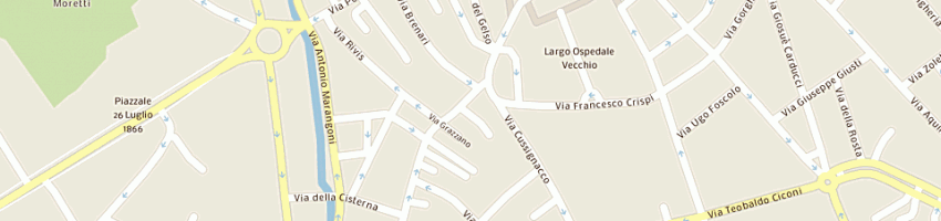 Mappa della impresa liuzzi alberto a UDINE