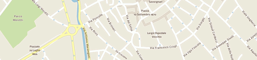 Mappa della impresa conte srl a UDINE