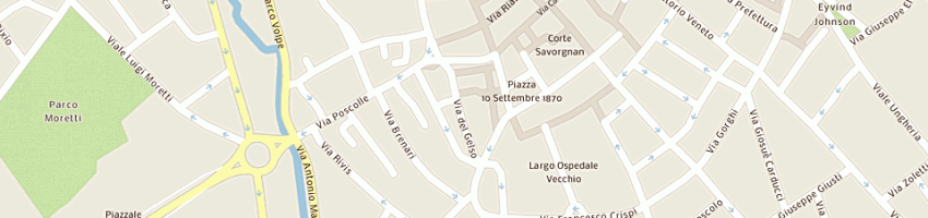 Mappa della impresa palestra uptown di ginnastica udine a UDINE