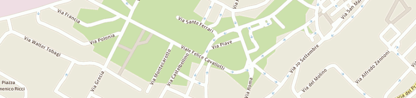 Mappa della impresa parrucchiere mauro a JESI