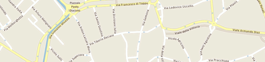Mappa della impresa cipria a UDINE