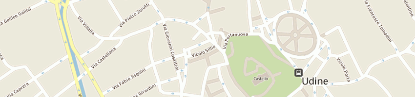 Mappa della impresa tavoschi gianna maria a UDINE