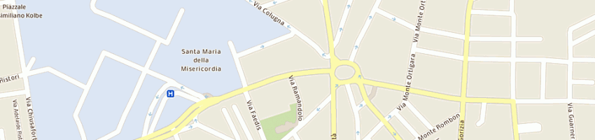 Mappa della impresa novello i parrucchieri a UDINE