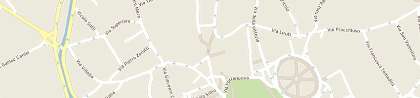 Mappa della impresa cossar paolo a UDINE