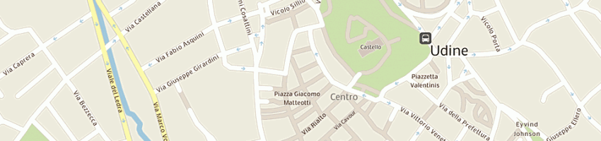 Mappa della impresa be connect di sattolo alberto a UDINE