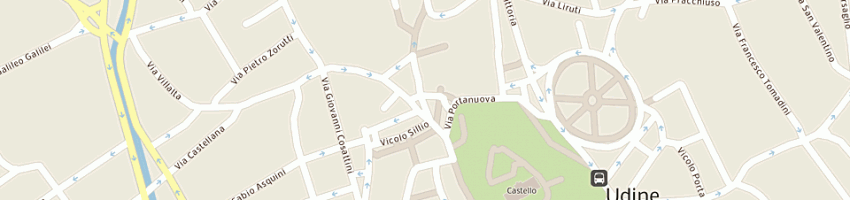 Mappa della impresa libreria mondadori e cartoleria a UDINE
