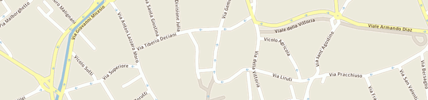 Mappa della impresa abc di boccolini e coppeto (snc) a UDINE