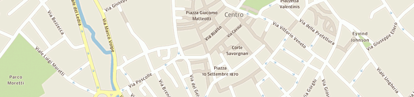Mappa della impresa cocetta luciano a UDINE