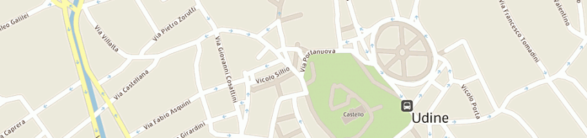 Mappa della impresa laufel (snc) a UDINE