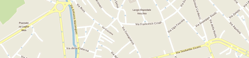 Mappa della impresa evergreen srl a UDINE