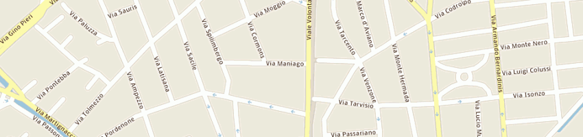 Mappa della impresa petri arrigo a UDINE