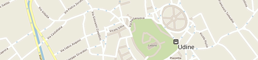 Mappa della impresa tami galliano a UDINE