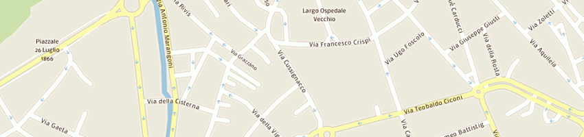 Mappa della impresa tropina luca a UDINE