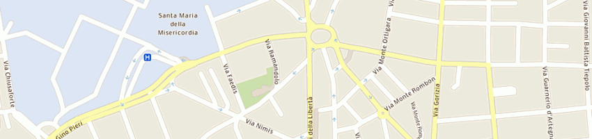 Mappa della impresa studio beta a UDINE