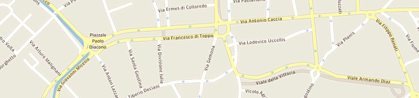 Mappa della impresa associazione onlus officina delle donne a UDINE