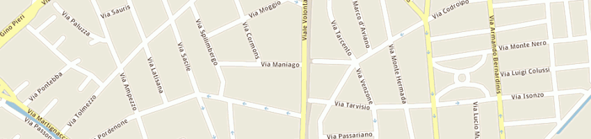 Mappa della impresa studio dentistico associato dottssa pescio dottssa balzarini a UDINE