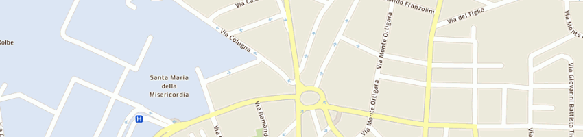 Mappa della impresa giacomini roberto a UDINE