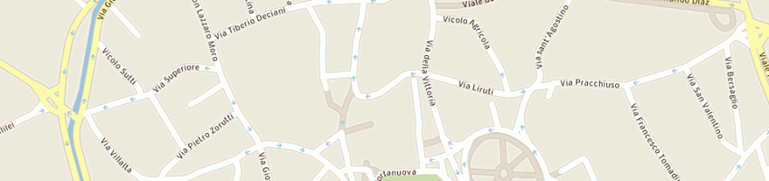 Mappa della impresa dalla mura mario a UDINE
