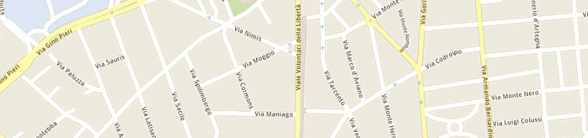 Mappa della impresa savio carlo a UDINE