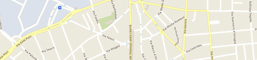 Mappa della impresa bar al corso a UDINE