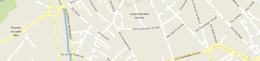 Mappa della impresa autoservis srl societa' di servizi per l'automobilista a UDINE