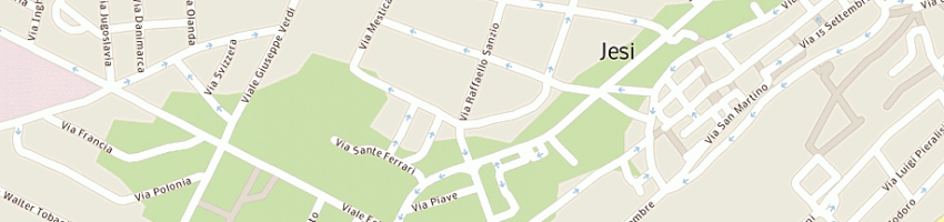 Mappa della impresa baraonda a JESI