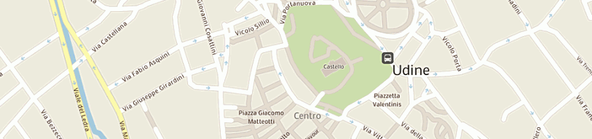 Mappa della impresa studio professionale virgilio gianni a UDINE