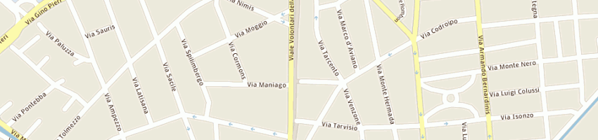 Mappa della impresa di narda aldo a UDINE