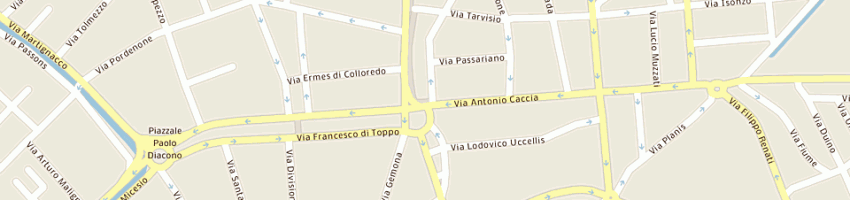 Mappa della impresa de sario luciano a UDINE