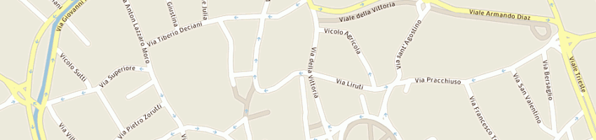 Mappa della impresa educandato statale uccellis a UDINE