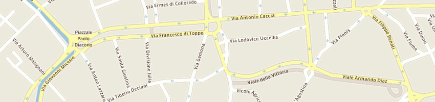 Mappa della impresa vigna alberto a UDINE