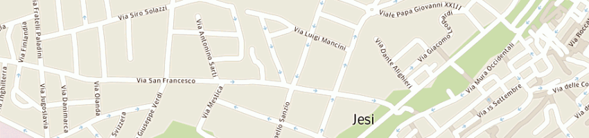 Mappa della impresa barchiesi mauro a JESI