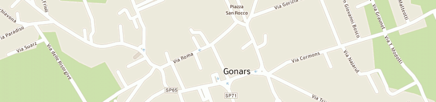 Mappa della impresa boaro stefano giovanni a GONARS