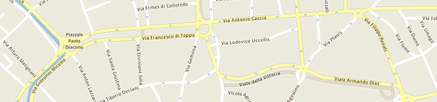 Mappa della impresa banca fideuram spa a UDINE