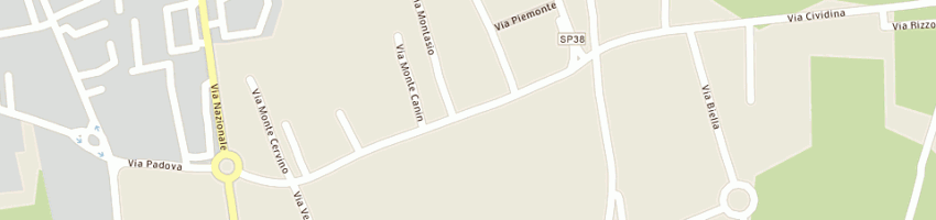 Mappa della impresa serafini luciano a TAVAGNACCO