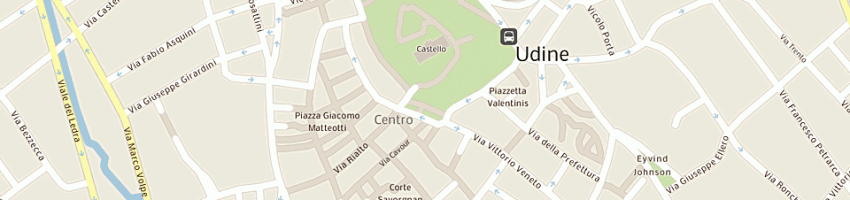 Mappa della impresa associazione nazionale caduti aeronautica e mutilati volo a UDINE