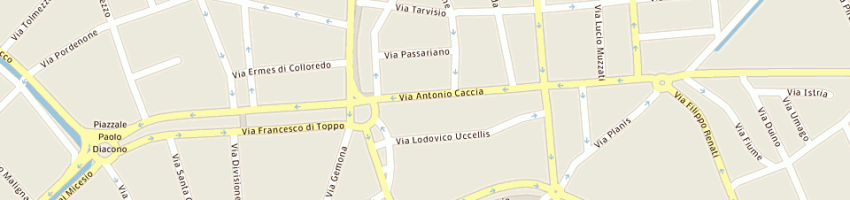 Mappa della impresa circolo dipendenti ente regione friuli-venezia giulia a UDINE