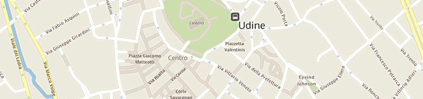 Mappa della impresa degustazione caffe' coccinella a UDINE
