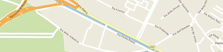 Mappa della impresa corafa (snc) a TERRACINA