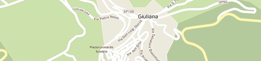 Mappa della impresa poste italiane spa a GIULIANA