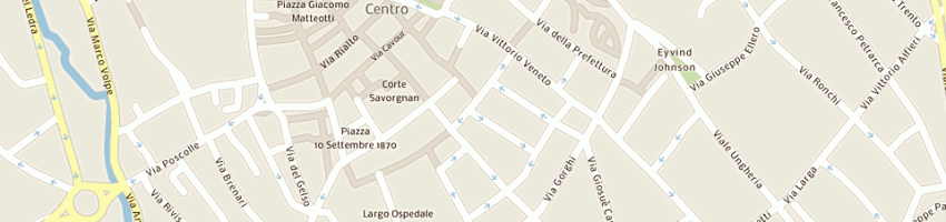 Mappa della impresa gasthof di taricani massimo e c sas a UDINE